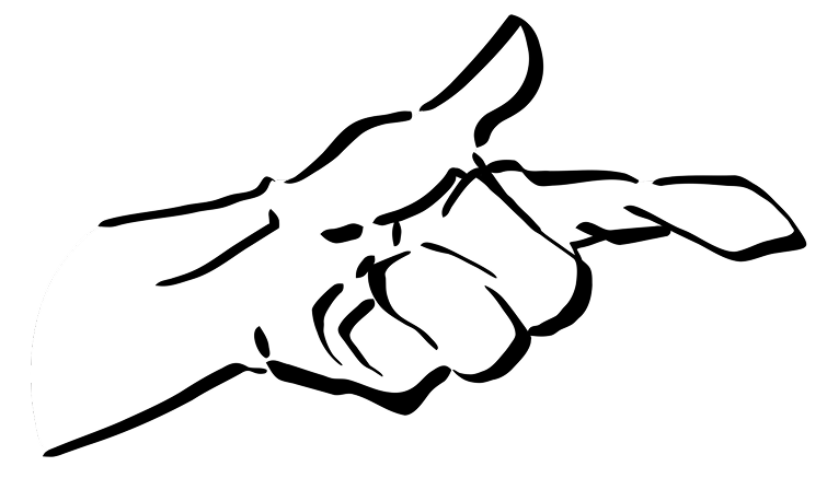 指差しイラスト